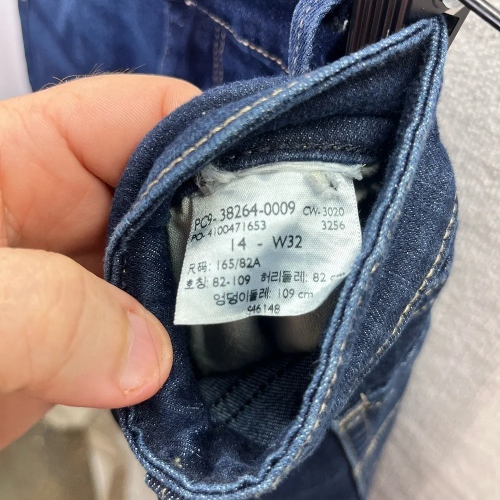 Levi’s Signature Mid Rise Shortie‎ Shorts Womens 14/32 Plus Stretch Denim 2253